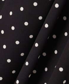 組曲 L 【WEB限定】ドットプリントデシン フリルパンツ