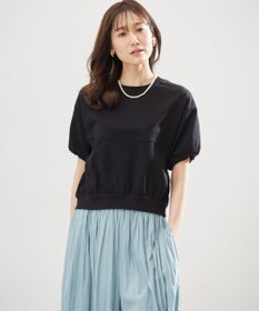 組曲 L 【WEB限定】クールプレーティング天竺スエットライク カットソー