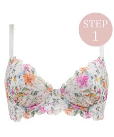 BRADELIS New York 【BRADELIS New York / 育乳補整ブラ・STEP1 集める】ウェンディソフトステップ1ブラ25S1 補正下着 補正 ブラジャー