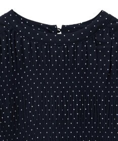 earth music&ecology マジョリカプリーツ半袖ブラウス