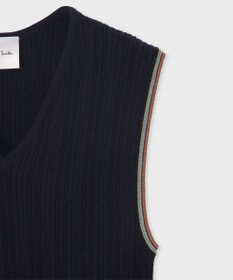 Paul Smith ストライプポイント Vネックニット