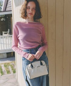 LeSportsac SQUARE TH CROSSBODY/アップタウンサンドバー/ブラック