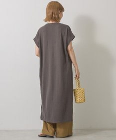 AMERICAN HOLIC ワッフルサイドスリット半袖ワンピース