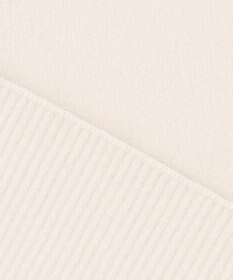 ICB L 【洗える】コットンシェニール コクーンスリーブニット