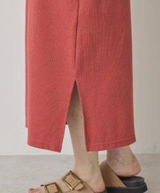 AMERICAN HOLIC ワッフルサイドスリット半袖ワンピース