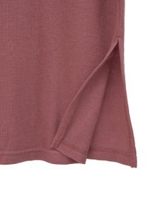 AMERICAN HOLIC ワッフルサイドスリット半袖ワンピース