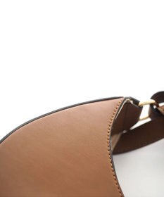 style code [Lyrss/リルス] イタリア製牛トコ皮 ハーフムーンエシカル レザー バッグ