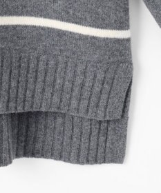 自由区 ウールカシミヤブレンドハイネック ニット