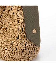 UNBILLION cachecache 下がりグログラン柄編みワンハンドルクロッシェトート