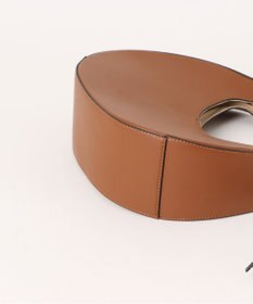 style code [Lyrss/リルス] イタリア製牛トコ皮 ハーフムーンエシカル レザー バッグ