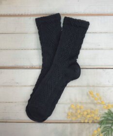 Tiaclasse ケーブル柄編みソックス