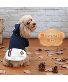 PET PARADISE ペットパラダイス  ペティヒート パーカー 《バイカラー》 小型犬