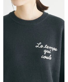 Green Parks 刺繍ロゴニットプルオーバー