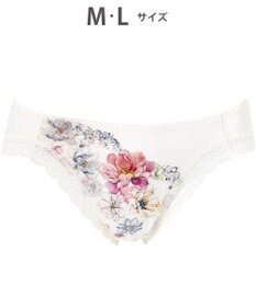 WACOAL ショーツ 【リボンブラ 脇すっきり】 BXB443とペア はきこみ丈あさめ やわらかく伸びる(バック) レディース PXB143 /ワコール