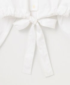 #Newans ウエストリボンショートブラウス