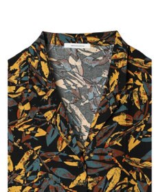 CRAFT STANDARD BOUTIQUE レーヨン柄プリントワイドシャツ