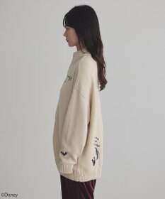 earth music&ecology ナイトメア／ダブルジップニットカーディガン