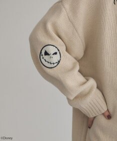 earth music&ecology ナイトメア／ダブルジップニットカーディガン