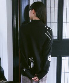 earth music&ecology ナイトメア／ダブルジップニットカーディガン