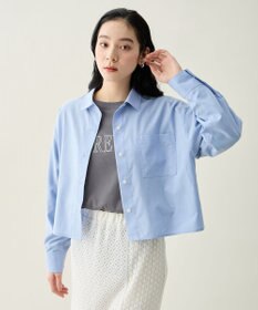 ANY L ANYクロップドシャツ