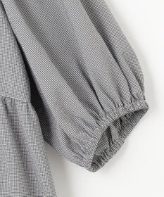 ANY 【WEB限定/洗濯機可】サッカーギャザーペプラムブラウス