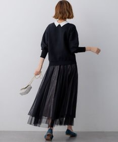 23区 【先行予約/WEB&一部店舗限定】バイカラーデザイン 2WAY ニット