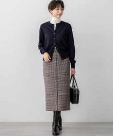 23区 S 【CLASSY.掲載/洗える】スムージーコットン タートルネック ニット