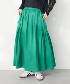 CRAFT STANDARD BOUTIQUE インド綿サイドタック切り替えスカート