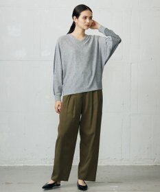 自由区 S セルロースコットンチノコクーンシルエット パンツ