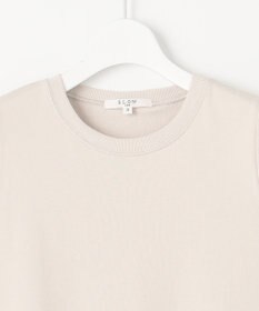 23区 【SLOW/洗える】コンパクトインレー ペプラムヘム カットソー