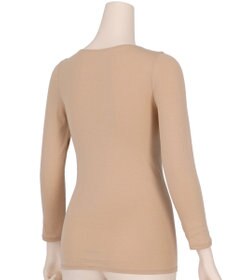 WACOAL あったかインナー 【ふんわりあったか】 8分袖 長袖 ネック浅め 天綿オーガニックを使用 あたたかい ムレにくい しなやかでやわらかい レディース CLD311 /ワコール