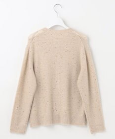 自由区 L 【アンサンブル対応・洗える】スパンコールニット カーディガン