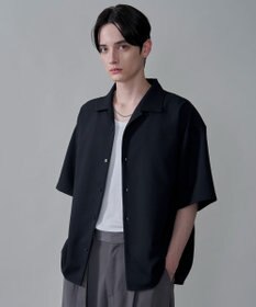 WEGO 【速乾/しわになりにくい/MLサイズ展開】ドライポリオープンカラーシャツ（SS）