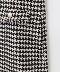 Feroux 【洗える】キーネックミディ ジャンスカ