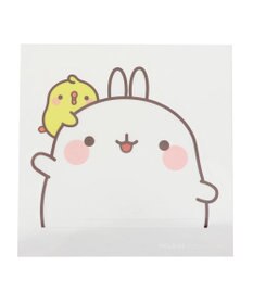 Mother garden 【2/15(日)で販売終了】 マザーガーデン MOLANG モラン 防水・UV加工 どこでもステッカー ≪ひょっこり柄≫ 単品
