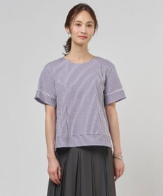 J.PRESS LADIES 【一枚で着映え】サッカージャージー クルーネック カットソー