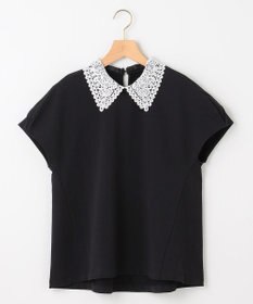 組曲 S 【2WAY】レース襟フレンチテリー カットソー