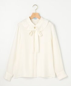 組曲 フリルカラーブラウス