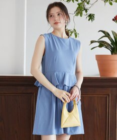 Feroux 【接触冷感・UVカット・吸水速乾】ラッシュガードペプラム オールインワン