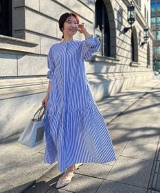 UNFILO 【洗える】イージーケア シャツワンピース