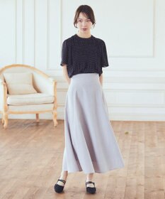 earth music&ecology マジョリカプリーツ半袖ブラウス