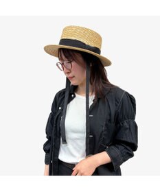 林八百吉商店 un chapeau　紐付きカンカン帽