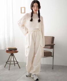 WEGO ショートメッシュニットプルオーバー