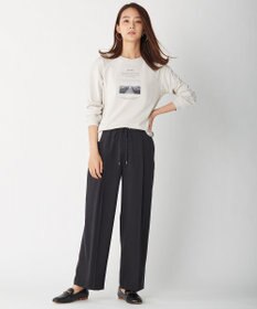 J.PRESS LADIES 【洗える】コットンセルロース チノ パンツ