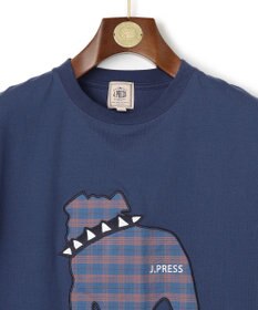 J.PRESS MEN 【UNISEX】ファブリックワッペン バックブルTシャツ