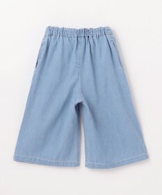 ANY KIDS シャンブレー ガウチョパンツ