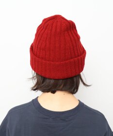 WHITE MAILS 【UNISEX】WOOL PAPER DOUBLE KNIT リブビーニー