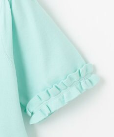 Feroux 【洗える】フリルデザインペプラムニットトップス