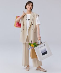 UNFILO L TENNEN TOUCH ワイドストレートパンツ