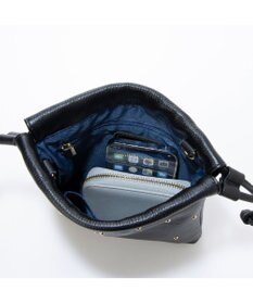 UNBILLION ペルケ perche / 牛革スタッズ・パラコード2wayドロストショルダー